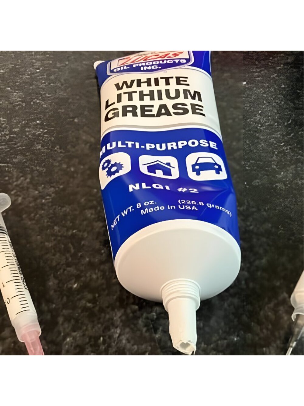 White Lithium Grease, 8 Quart, 1 Pack